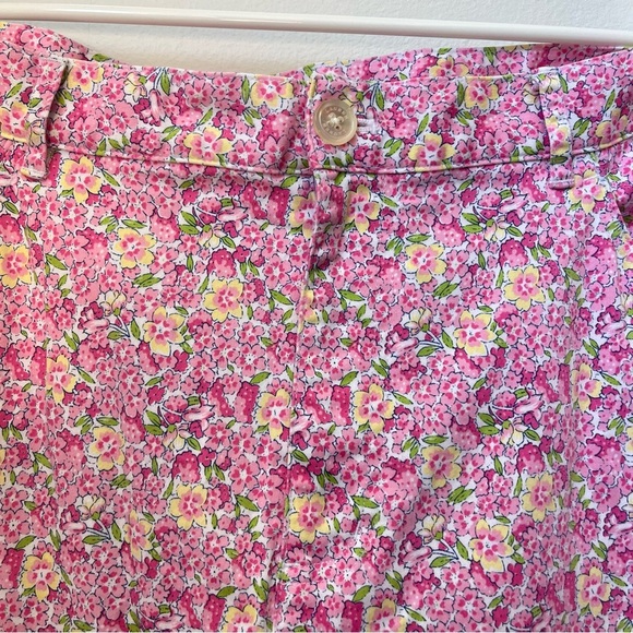 Ralph Lauren Pink Floral Chino Straight Leg Pants 16 W - Picture 4 of 10